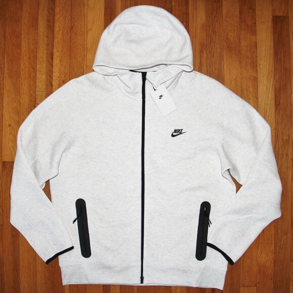Nike Sportswear Tech Fleece Windrunner Full Zip Hoodie Men XL Birch Heather - Picture 1 of 5